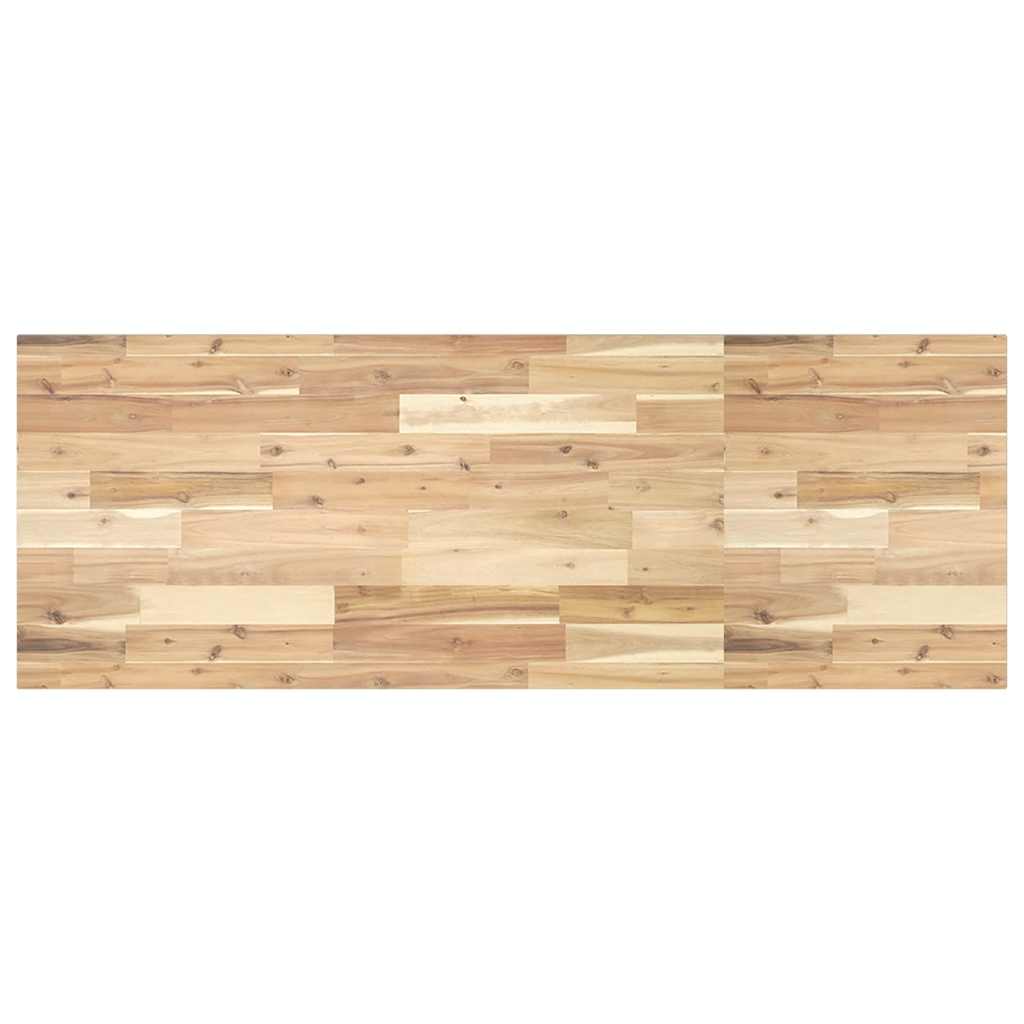 Schreibtischplatte Unbehandelt 60x50x2 cm Massivholz Akazie