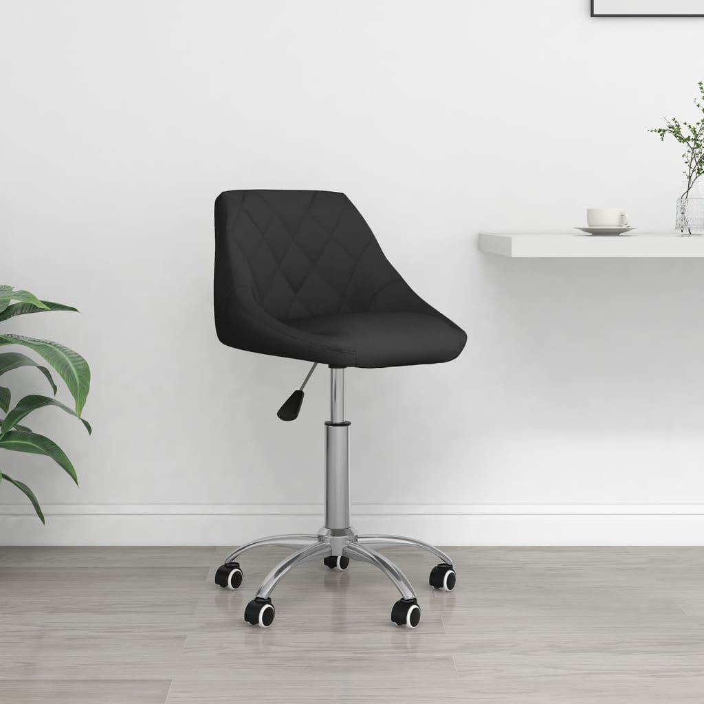 Bürostuhl Drehbar Weiß Kunstleder