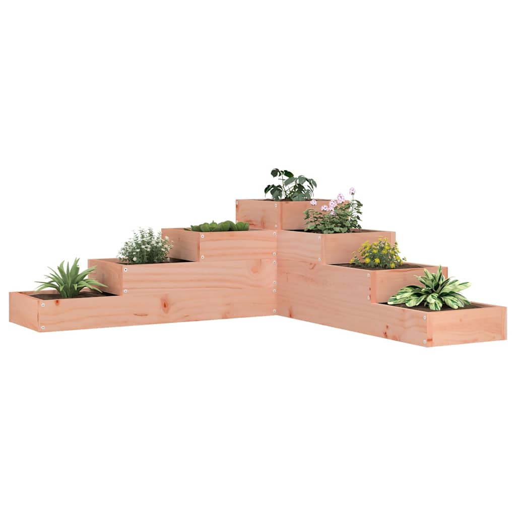Pflanzentreppe 4 Stufen 80,5x79x36 cm Massivholz Kiefer