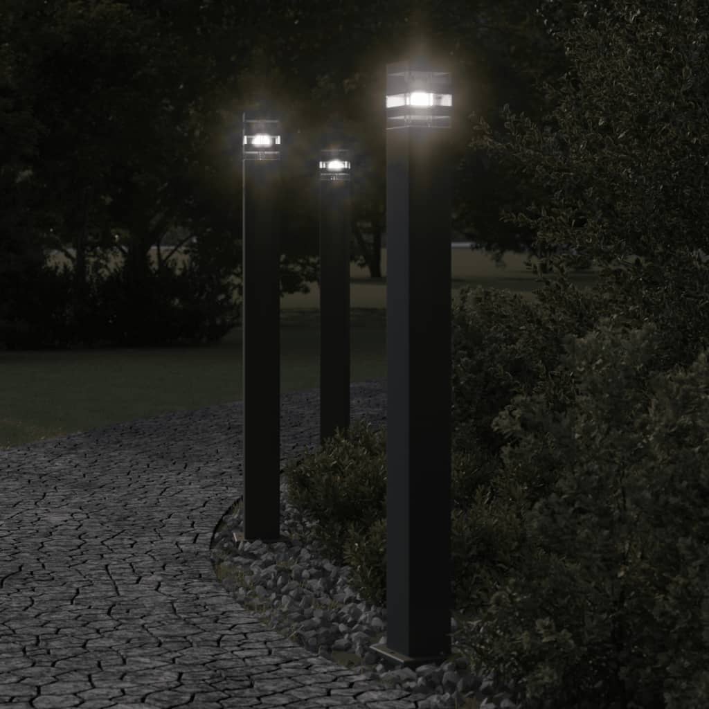 Wegeleuchte Schwarz 50 cm Aluminium