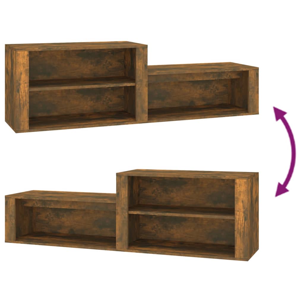 Schuhschrank Weiß 150x35x45 cm Holzwerkstoff