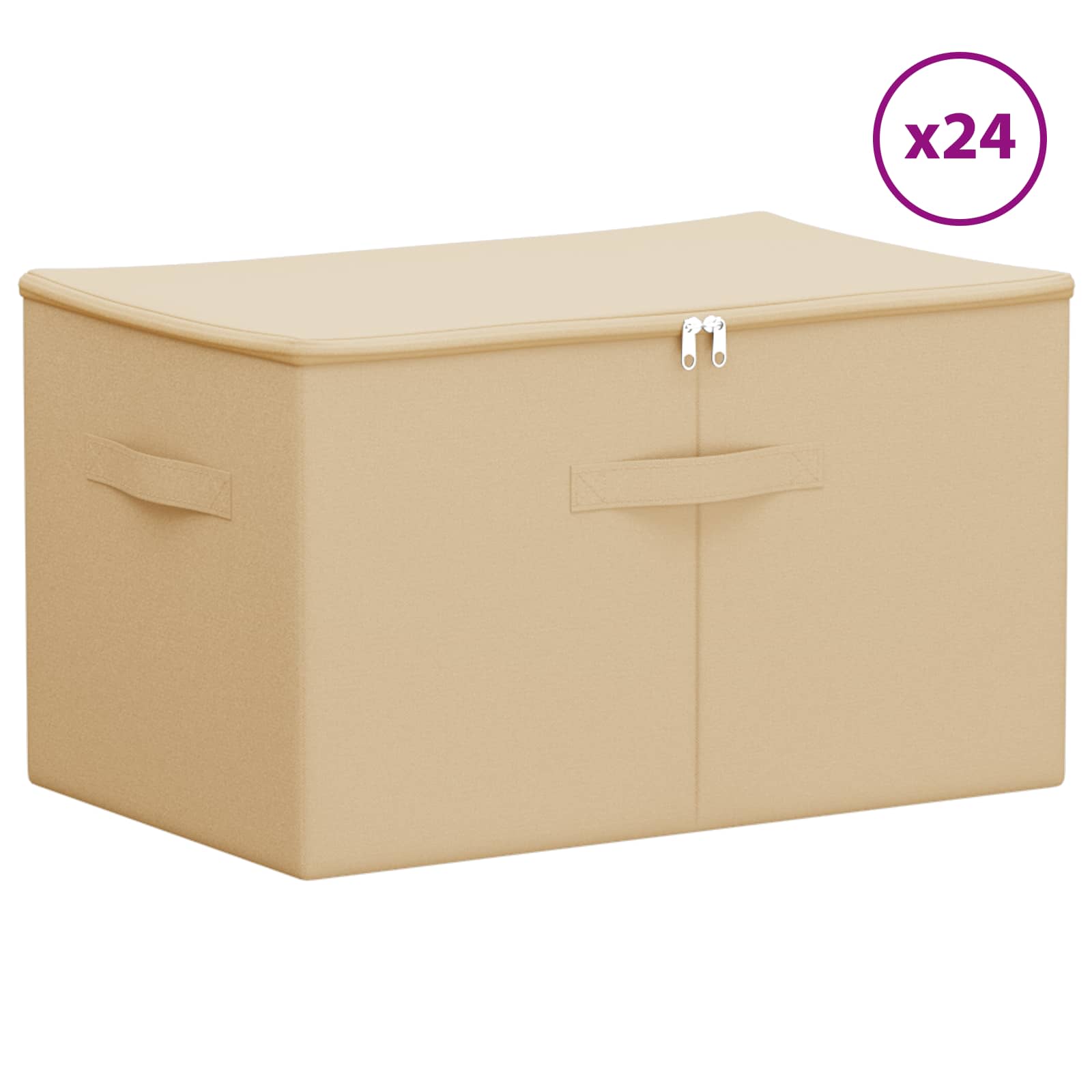 Aufbewahrungsbox Stoff 50x30x25 cm Anthrazit