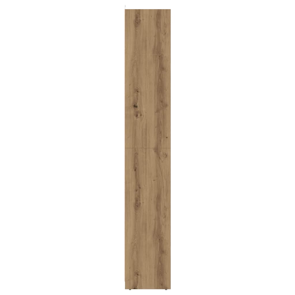 Badezimmerschrank Weiß 30x30x183,5 cm Holzwerkstoff