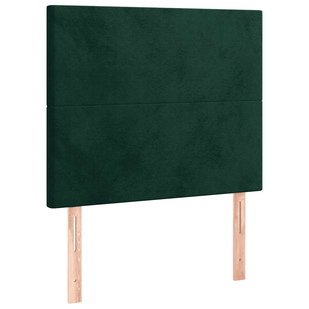 Kopfteil Hellgrau 80x5x118/128 cm Samt