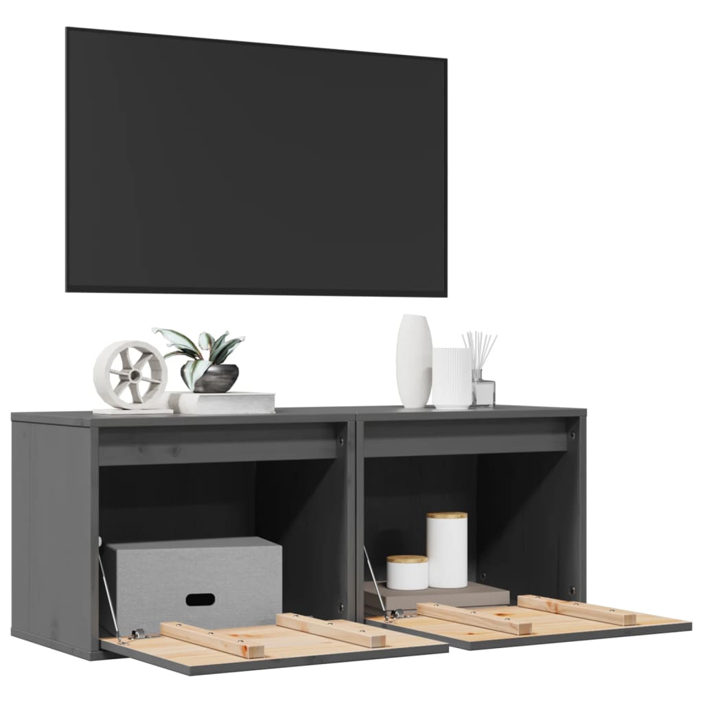 Wandschrank 45x30x35 cm Massivholz Kiefer