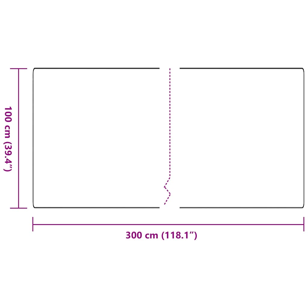 Teppichläufer Anthrazit 80 x 500 cm 100% Polypropylen