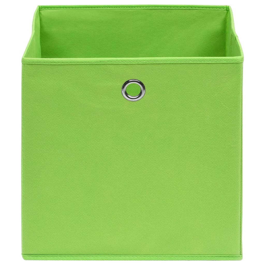 Aufbewahrungsboxen mit Deckeln 10 Stk. 28x28x28 cm Schwarz