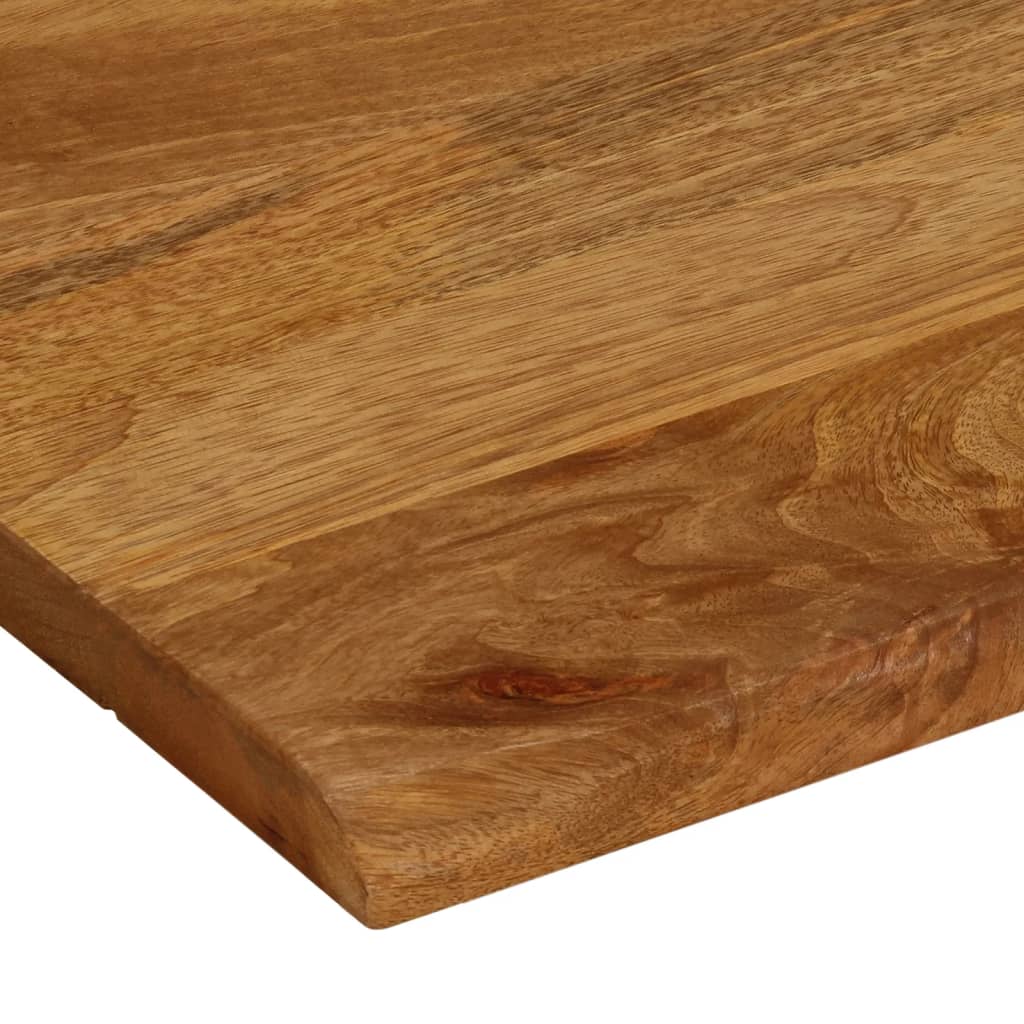 Tischplatte 40x40x2,5 cm Rechteckig Massivholz Akazie Baumkante