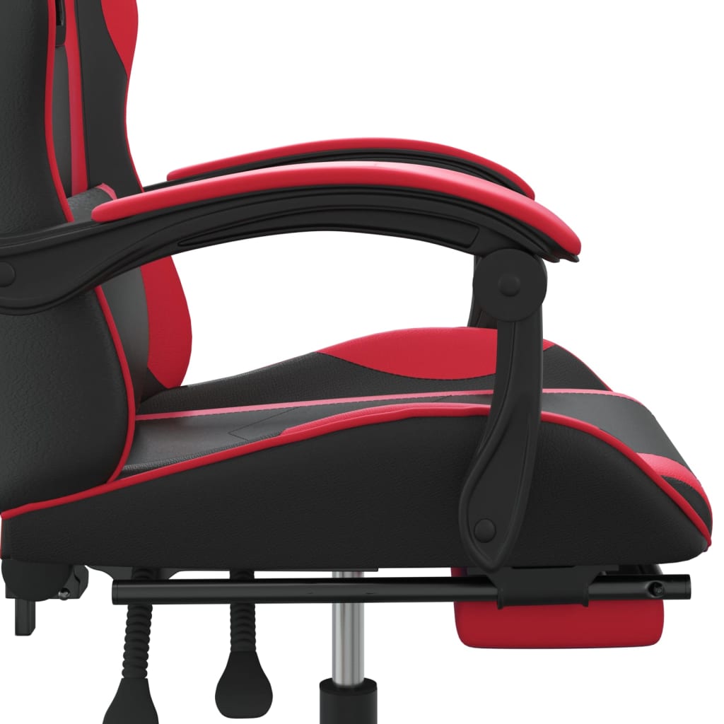 Gaming-Stuhl Schwarz und Golden Kunstleder