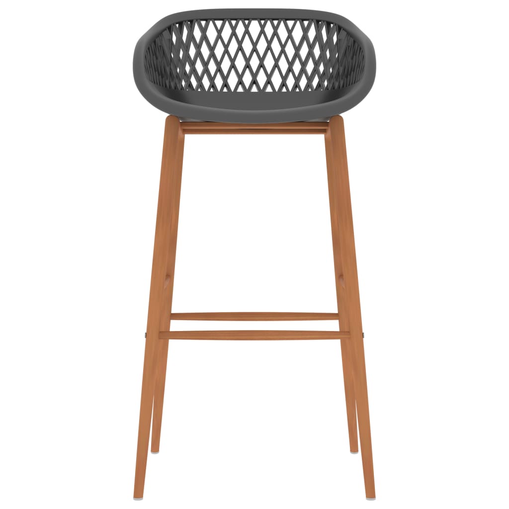Barhocker 2 Stk. Schwarz