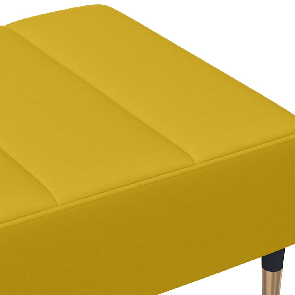 Fußhocker Hellgrau 77x55x31 cm Samt