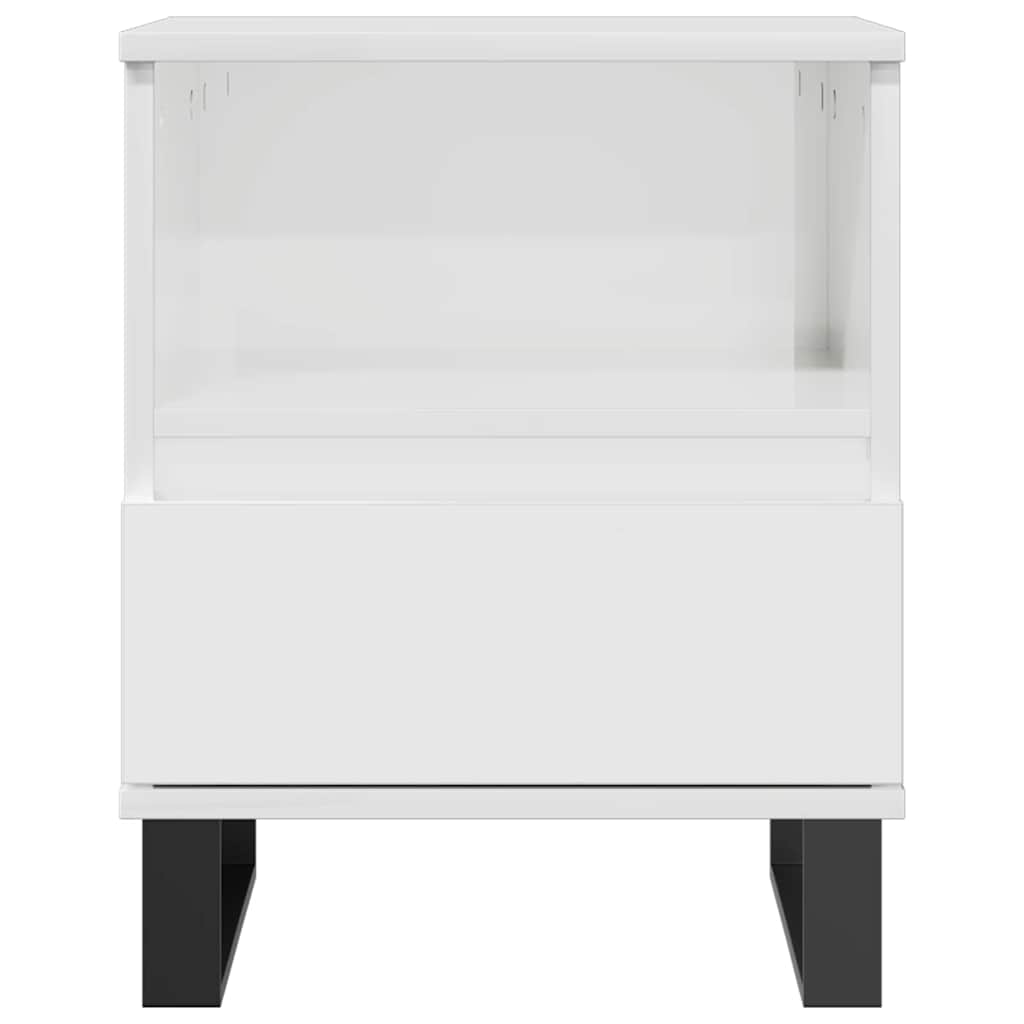 Bettschrank Schwarz Eichen-Optik 40 x 35 x 50 cm Holzwerkstoff