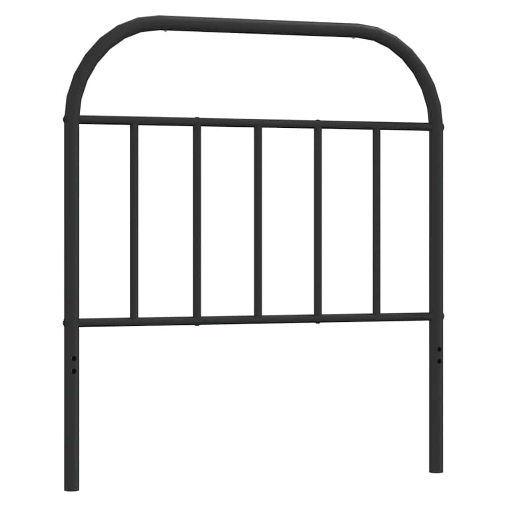 Ersatz-Kopfteil Metall Schwarz 75 cm