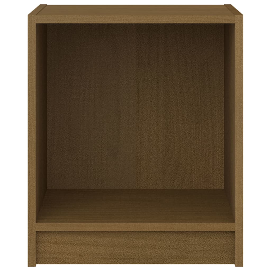 Nachttisch 35,5x33,5x41,5 cm Massivholz Kiefer
