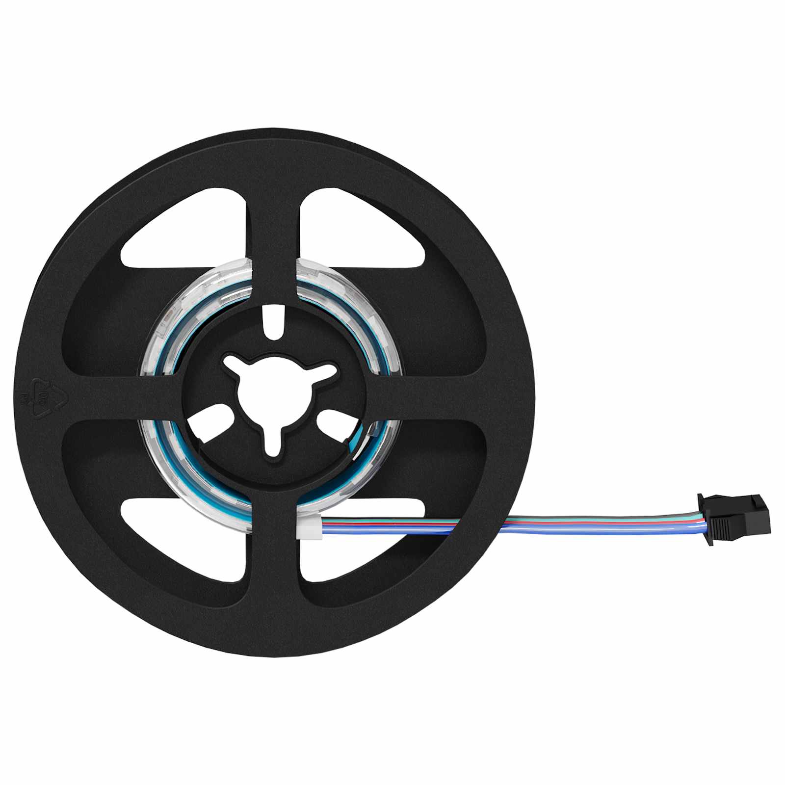 LED Streifen 2 pcs Schwarz und Transparent 3000 mm