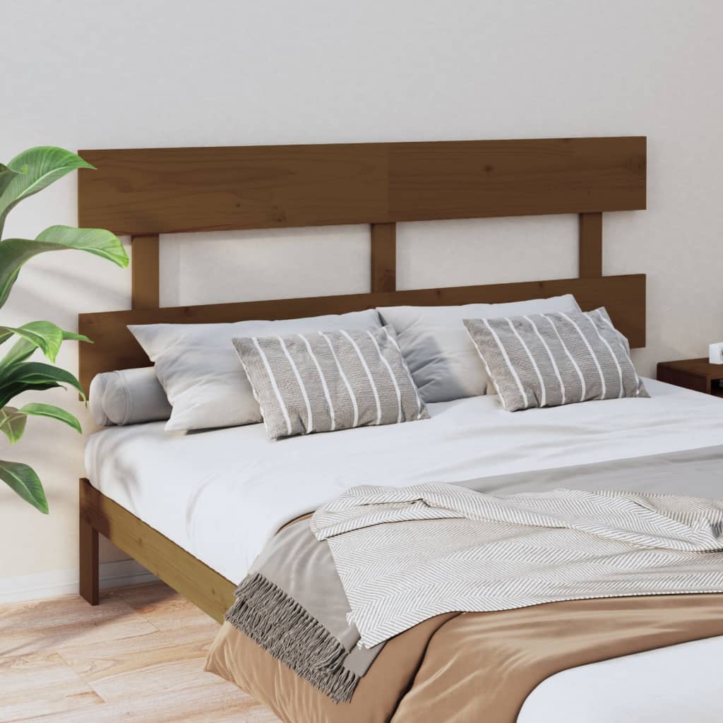 Bett-Kopfteil 78,5x3x81 cm Massivholz Kiefer