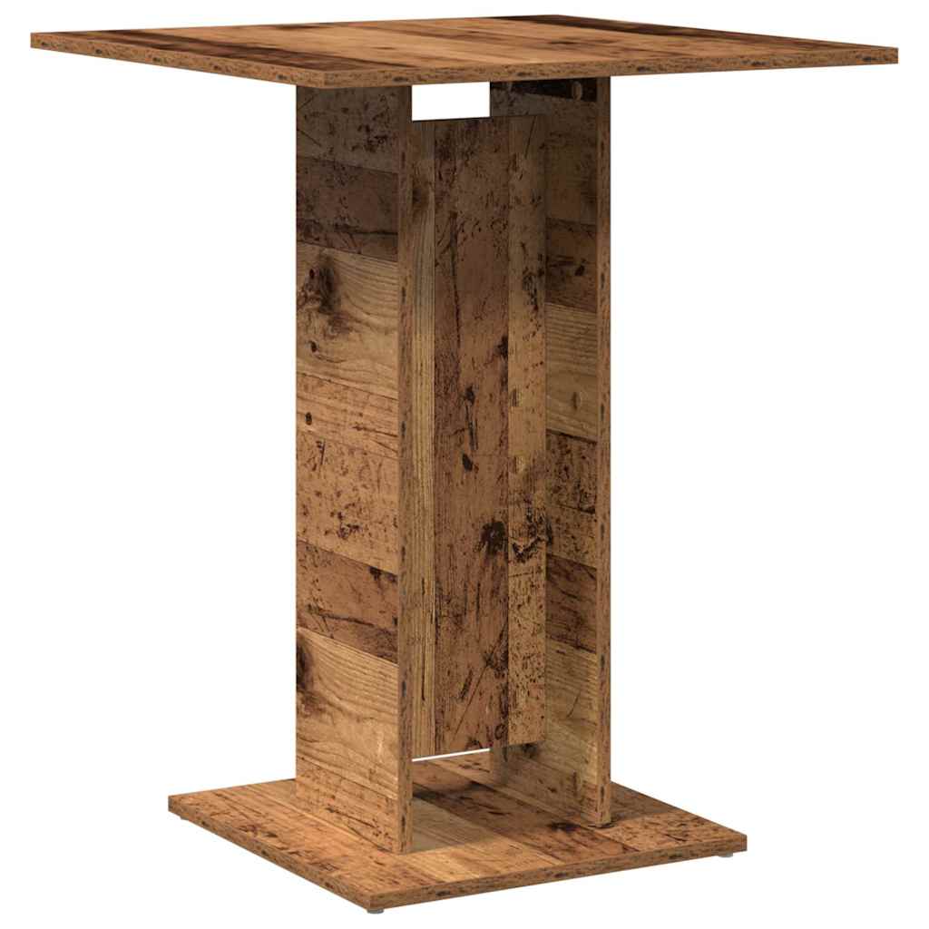 Bistrotisch Weiß 60x60x75 cm Holzwerkstoff
