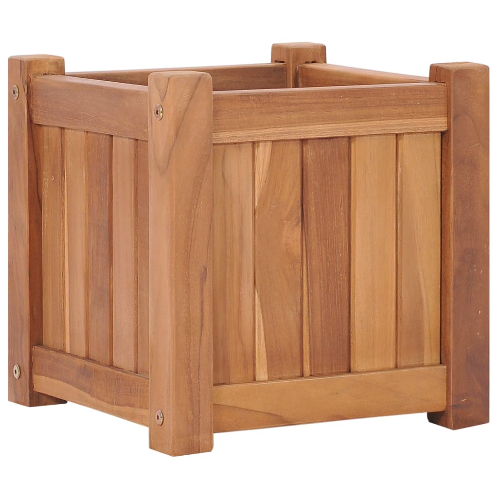 Hochbeet 150x30x25 cm Massivholz Teak