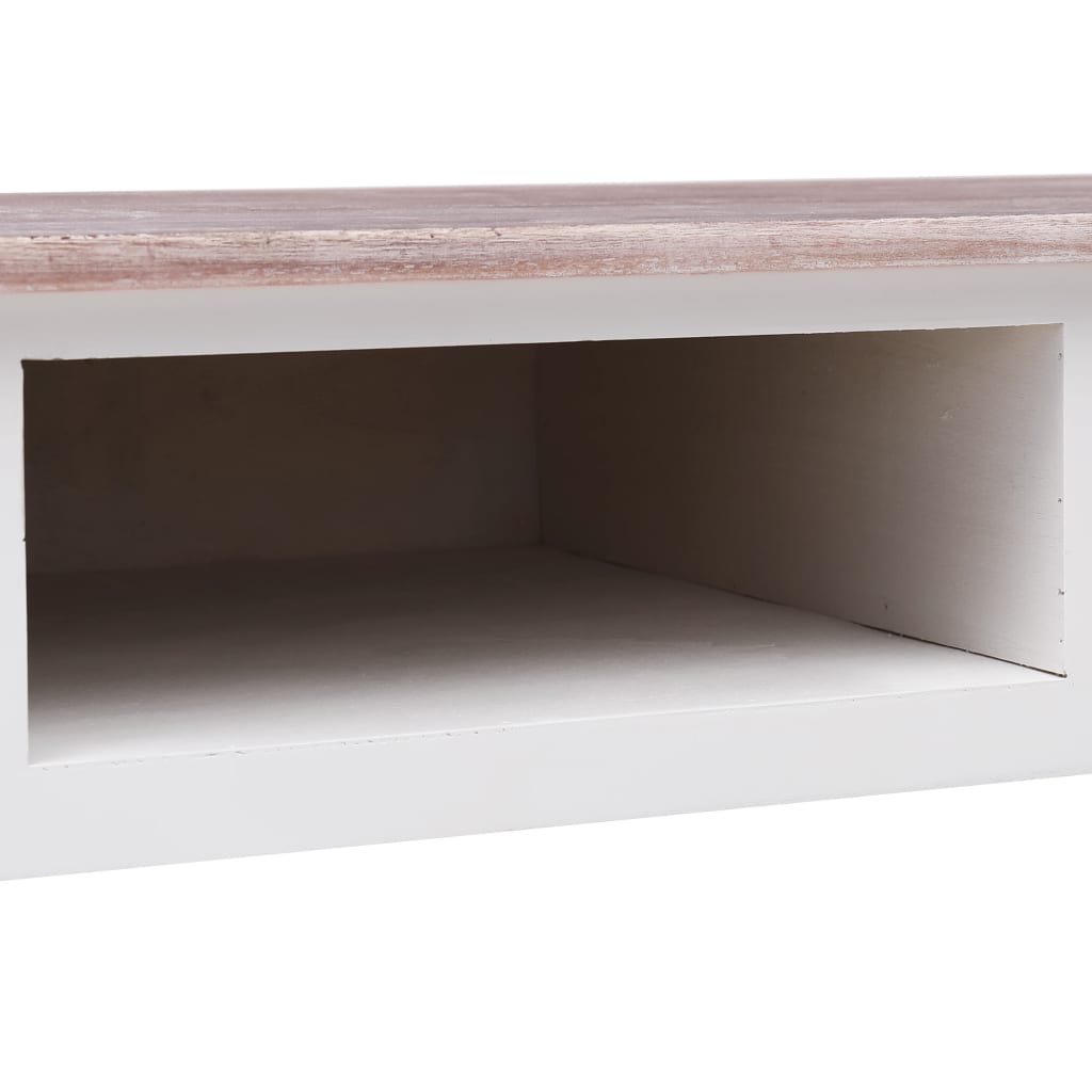 Schreibtisch Grau 110×45×76 cm Holz