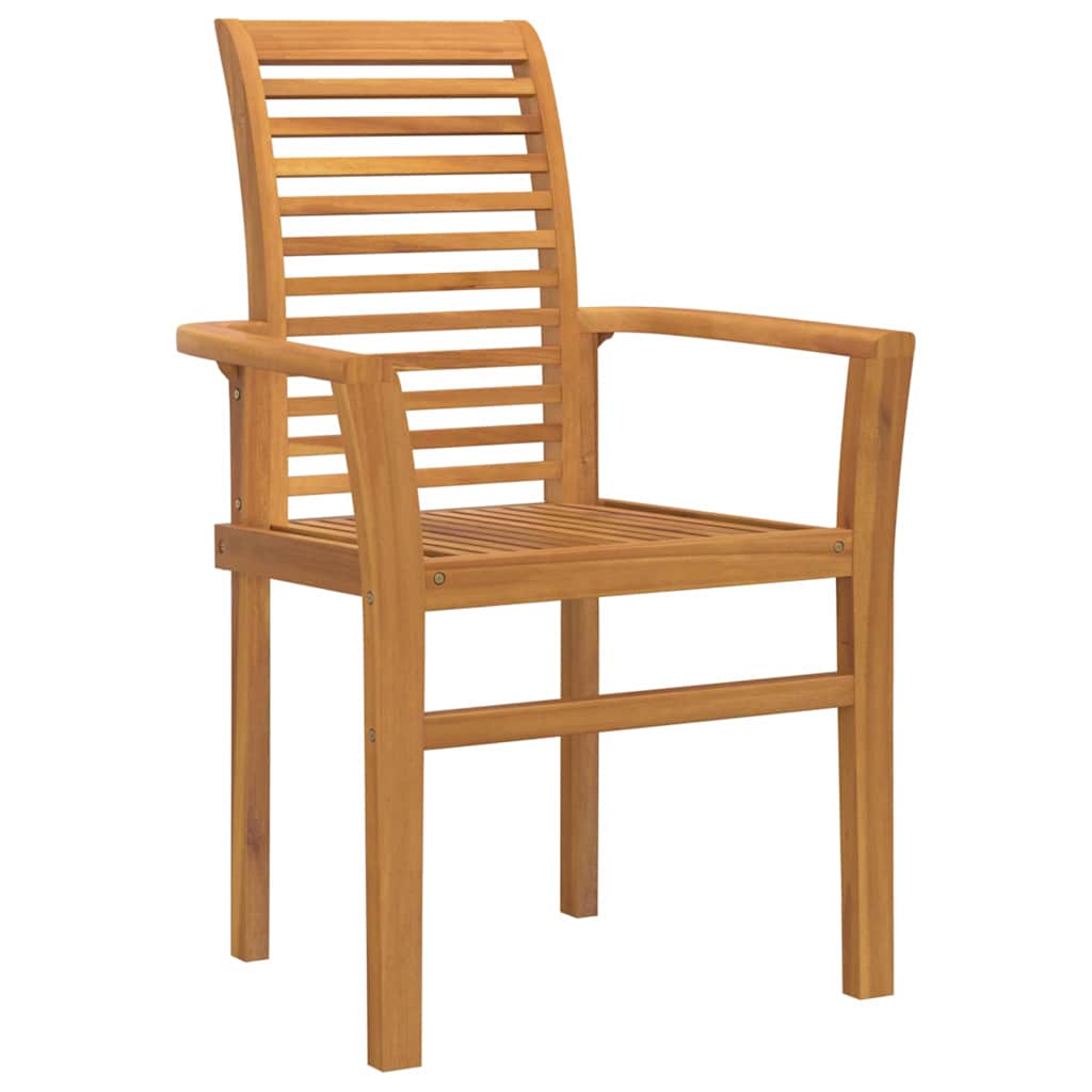 Garten Essgruppe 5 pcs Braun Massivholz Teak