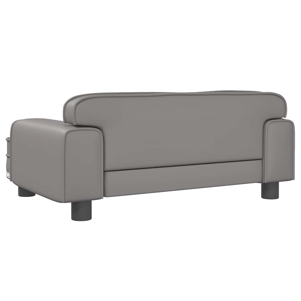 Hundebett Rosa 90x53x30 cm Samt