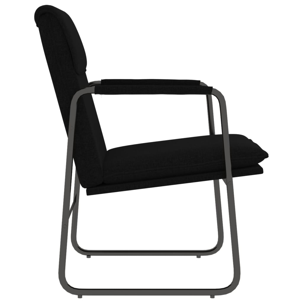 Loungesessel Hellgrau 55x64x80 cm Stoff