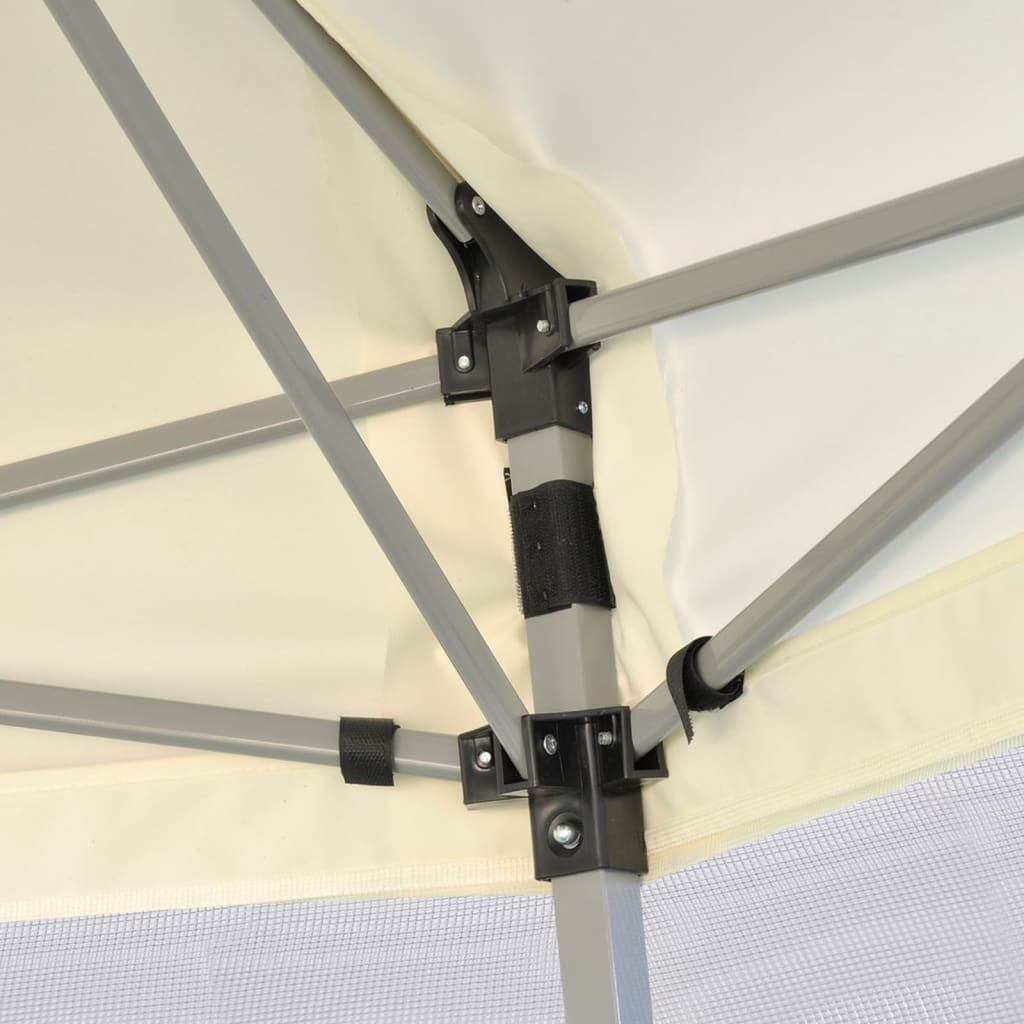 Hexagonal Pop-Up Zelt mit 6 Seitenwänden Dunkelblau 3,6x3,1 m