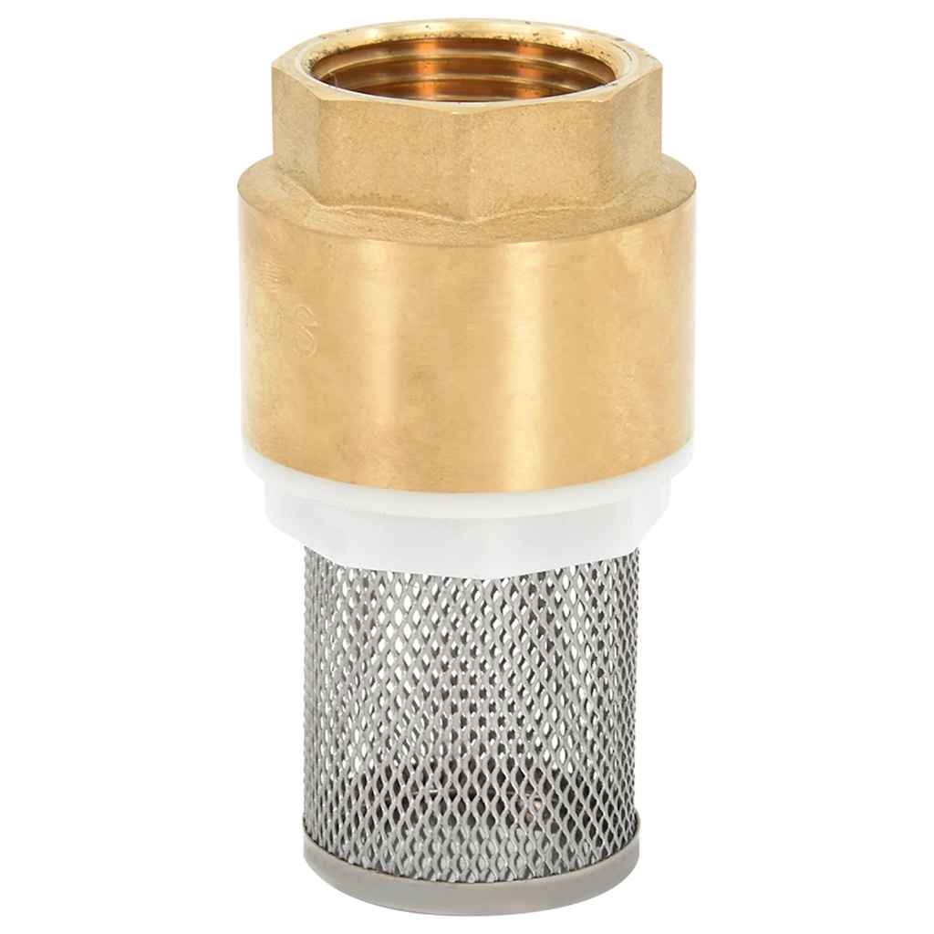 Saugschlauch mit Messing-Anschlüssen Grün 1,1" 3 m PVC