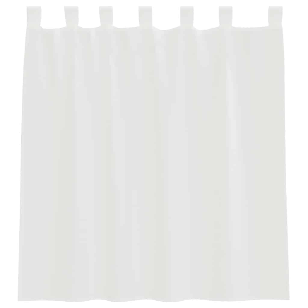 Voile Vorhänge mit Ösen 2 Stk. Apfelgrün 140x140 cm