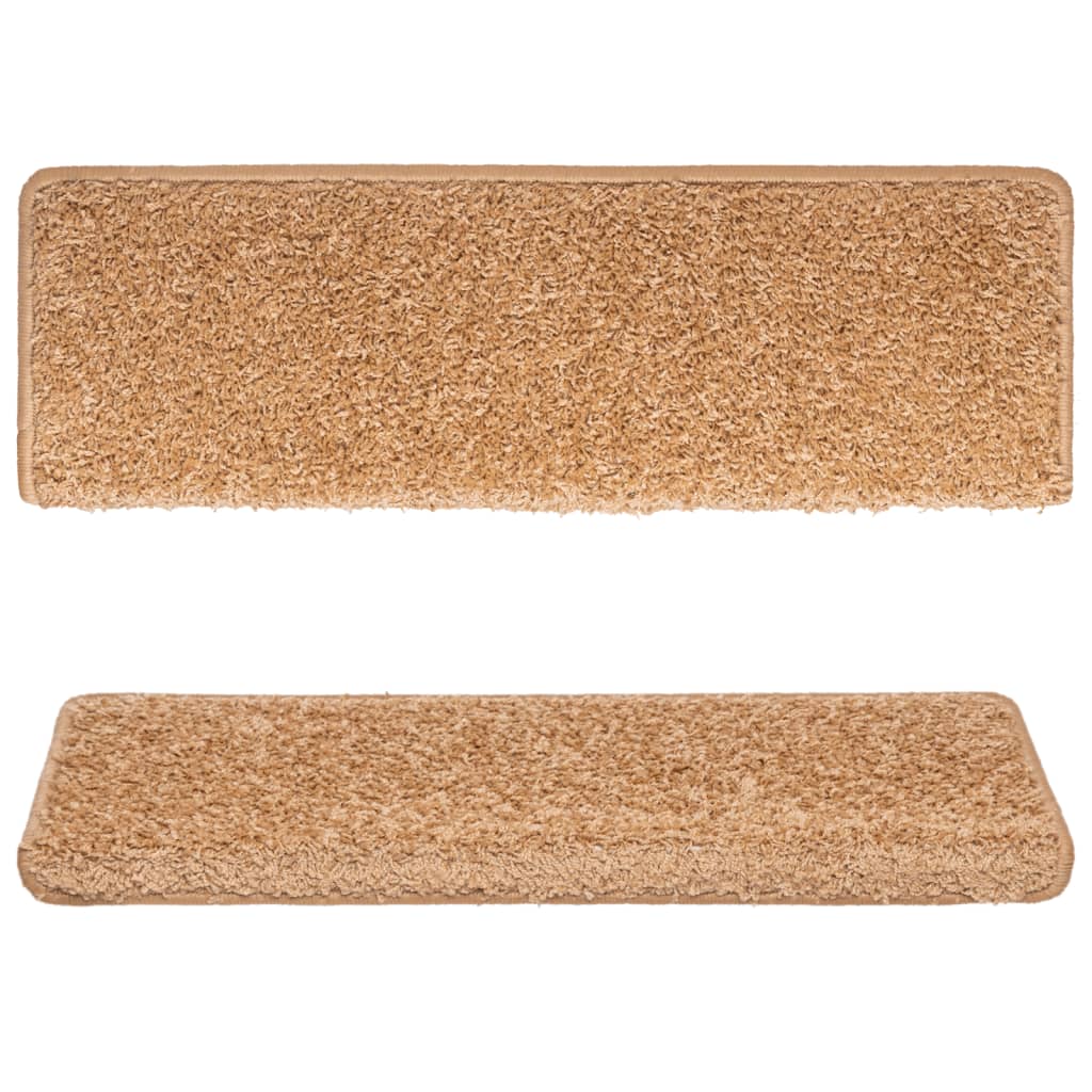 Stufenmatten 15 Stk. 65x21x4 cm Grau Rechteckiger Rand
