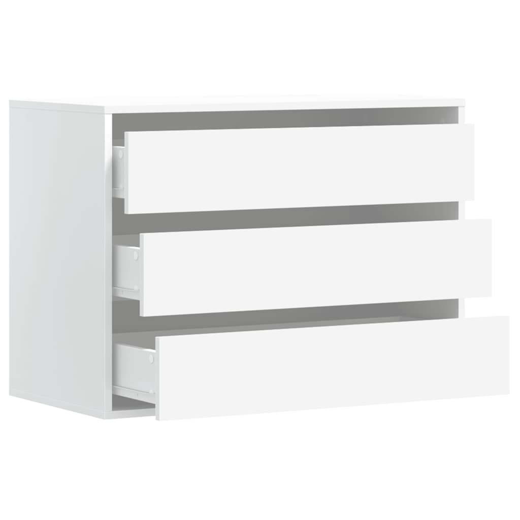 Schubladenschrank Schwarz Eichen-Optik 41 x 40 x 58 cm