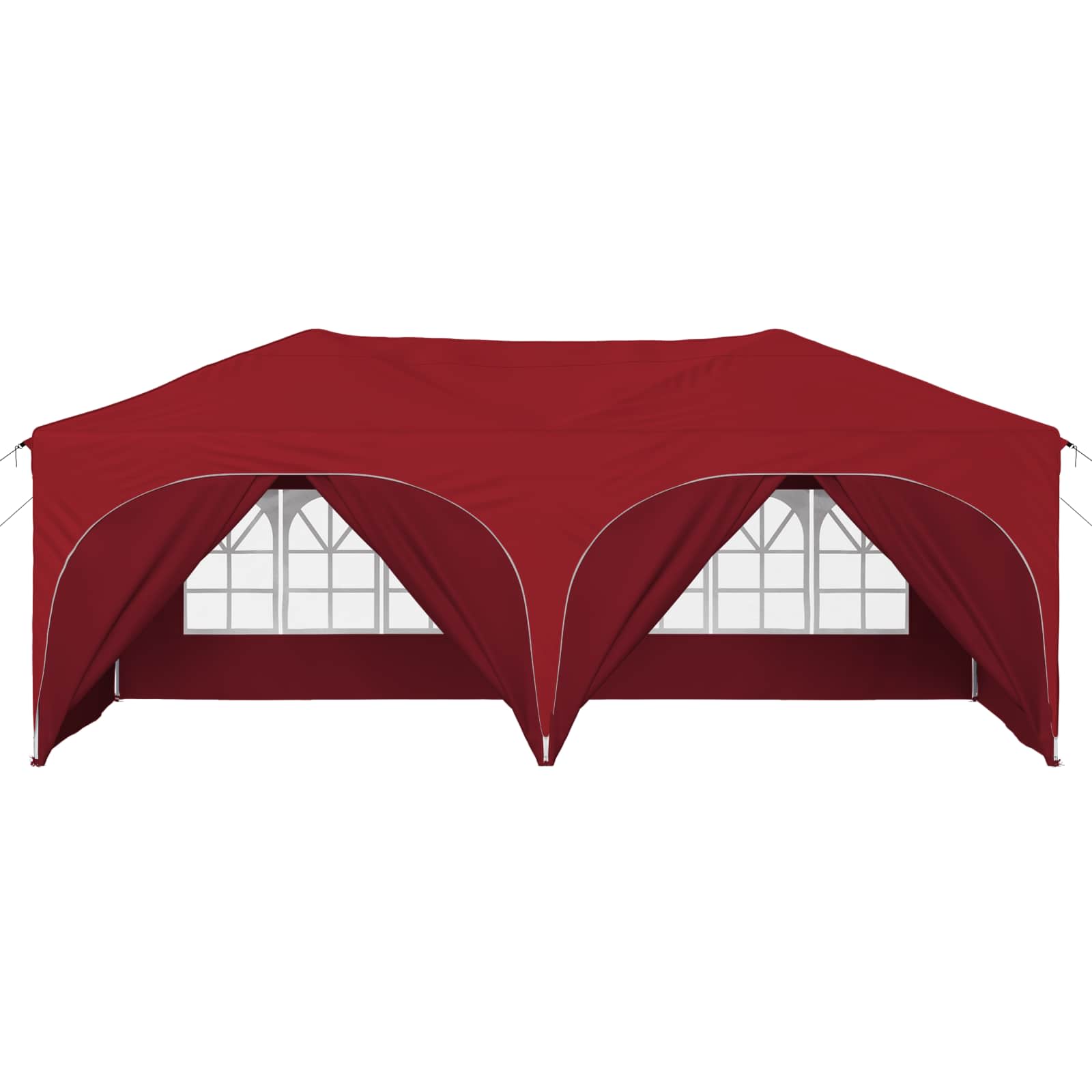 Pop-up Partyzelt 575 x 288 x 245 cm Creme Oxford-Stoff