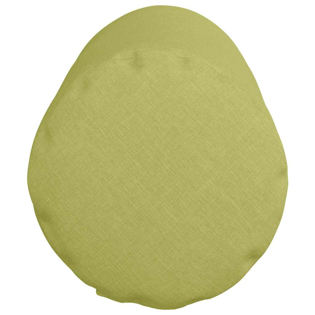 Bolsterkissen 2 Stück Hellgrau Ø 15 x 40 cm Stoff