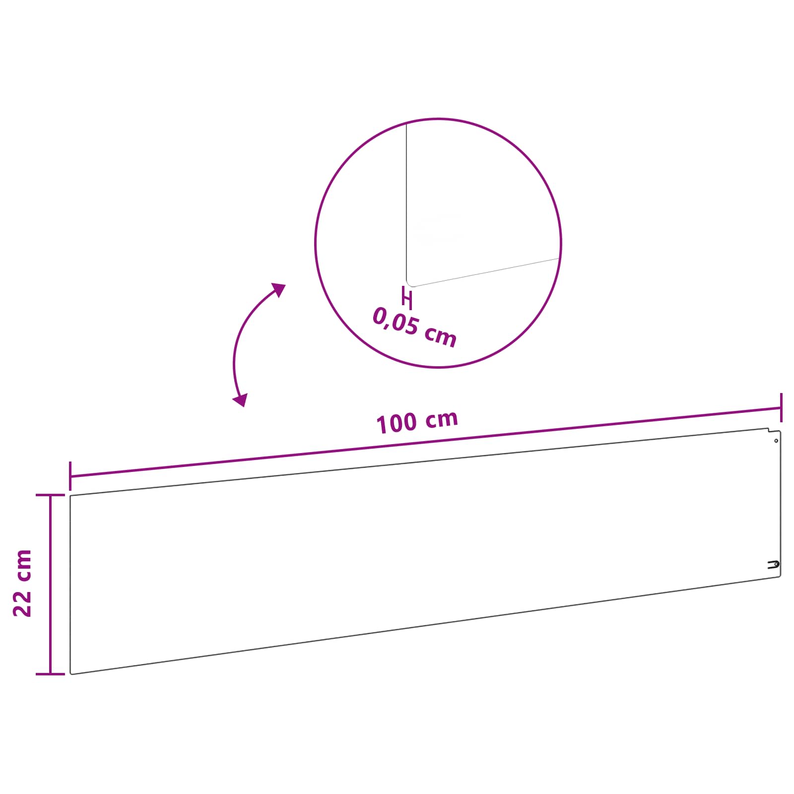 Raseneinfassung 10 pcs 100 x 12 cm Stahl Anthrazit