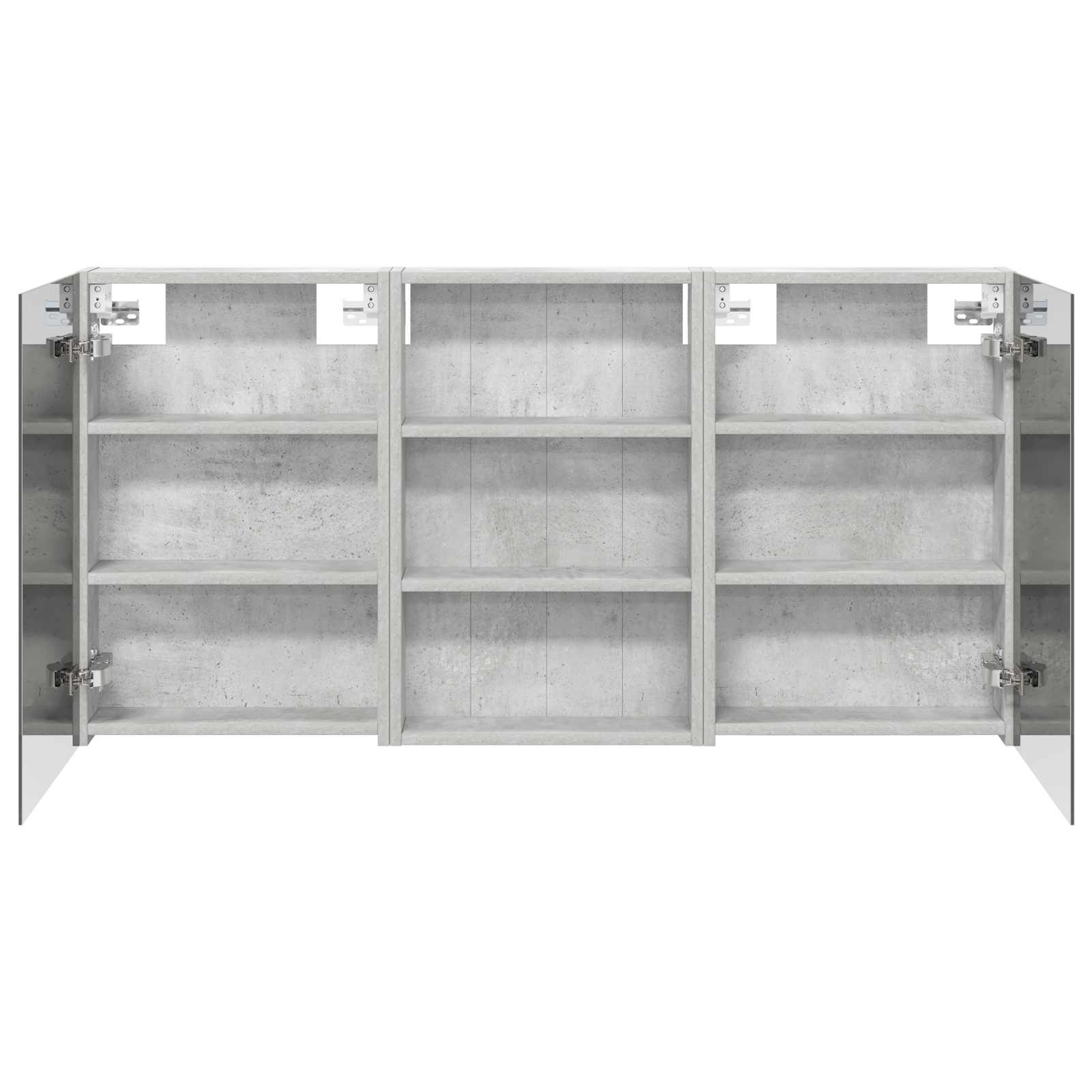 Badezimmerschrank-Set 3 pcs 80 x 10,5 x 50 cm Holzwerkstoff
