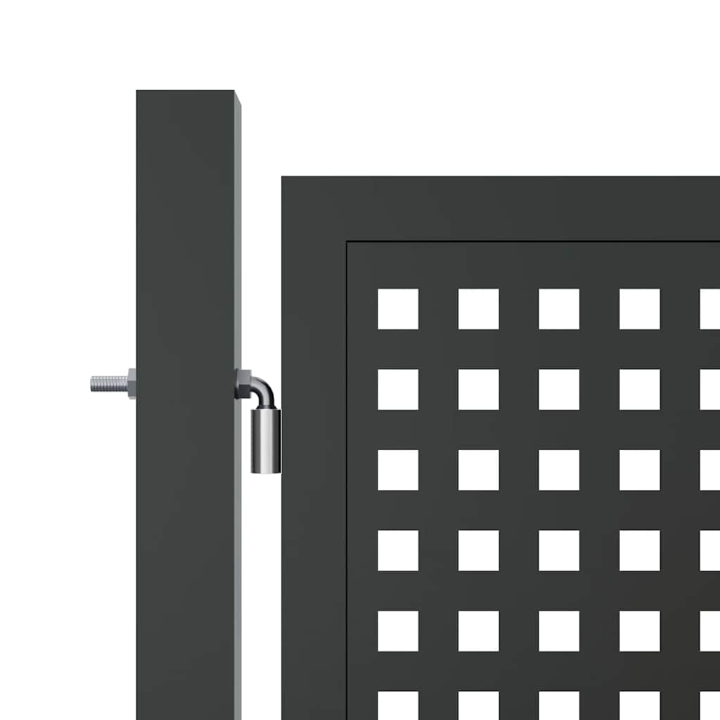 Gartentor Anthrazit 100x75 cm Stahl