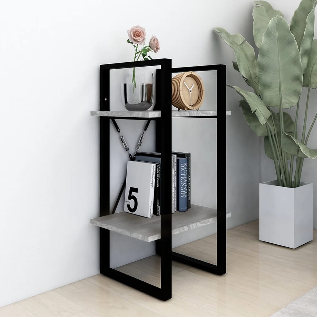 Bücherregal 2 Fächer Weiß 40x30x70 cm Holzwerkstoff