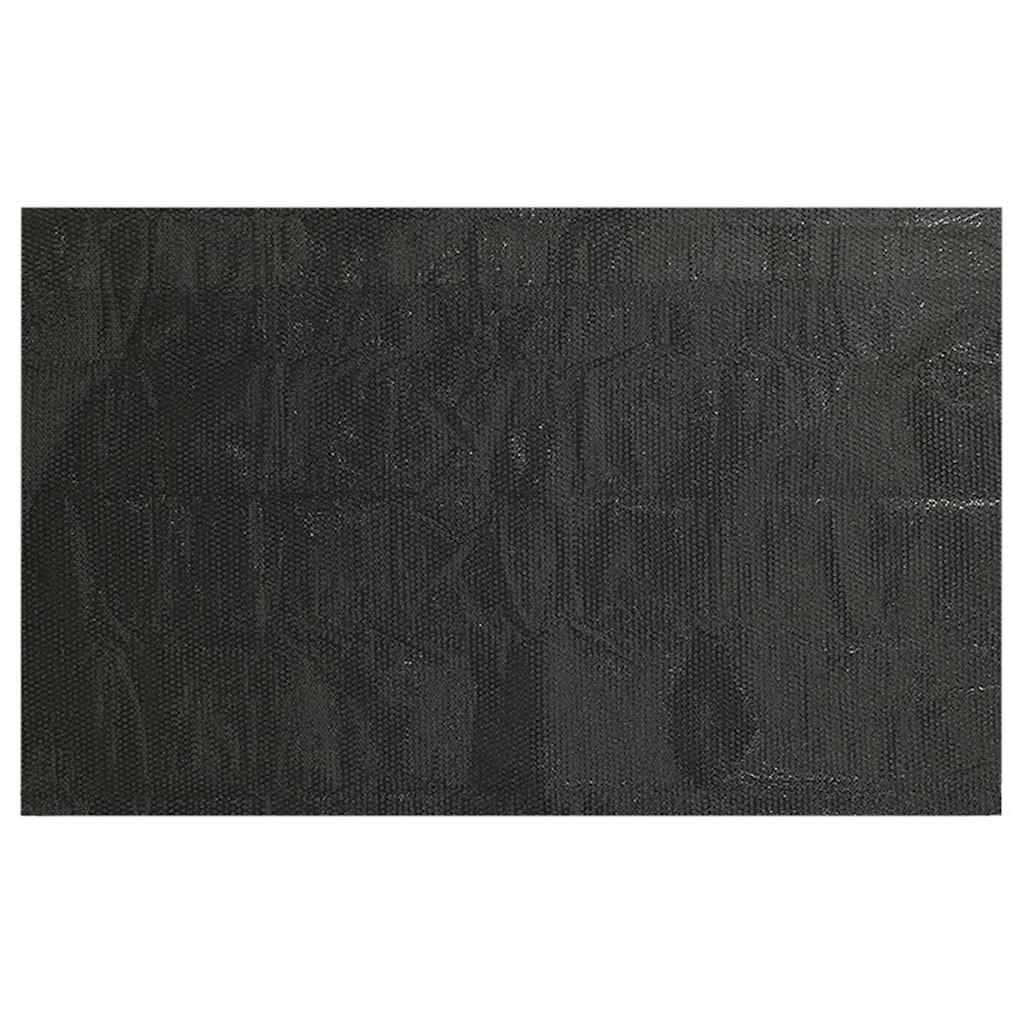 Solar Poolabdeckung 1000 x 500 cm 110 μm Quadratisch PE Schwarz