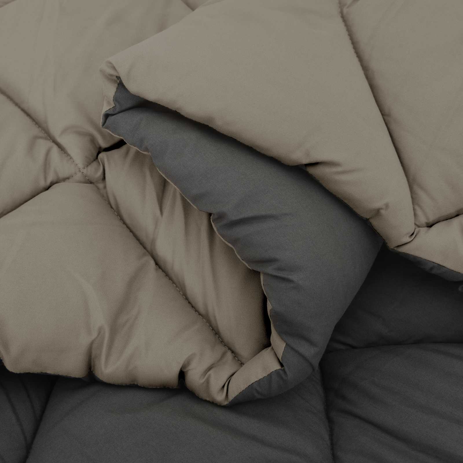 Sommerdecke Anthrazit 200 x 135 cm Mikrofaser