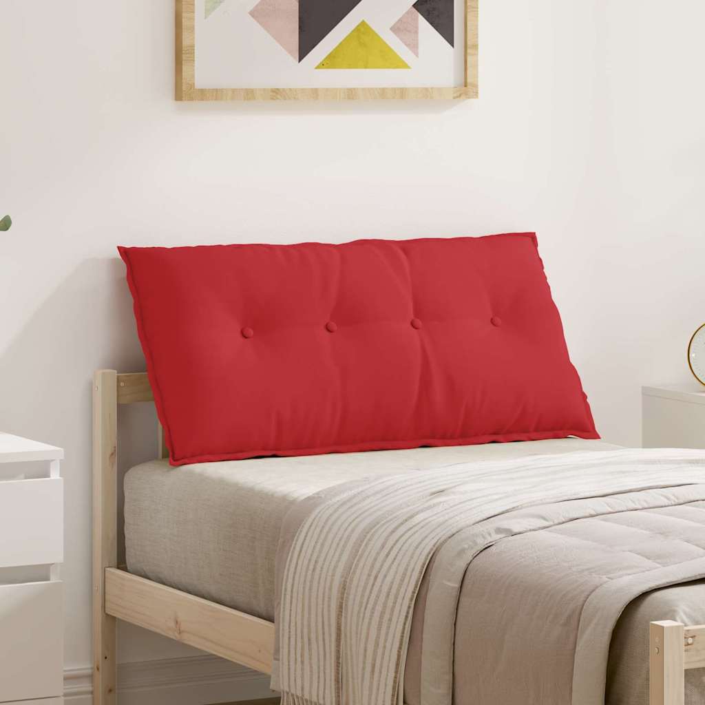 Rückenkissen Hellgrau 50 x 19 x 45 cm Stoff