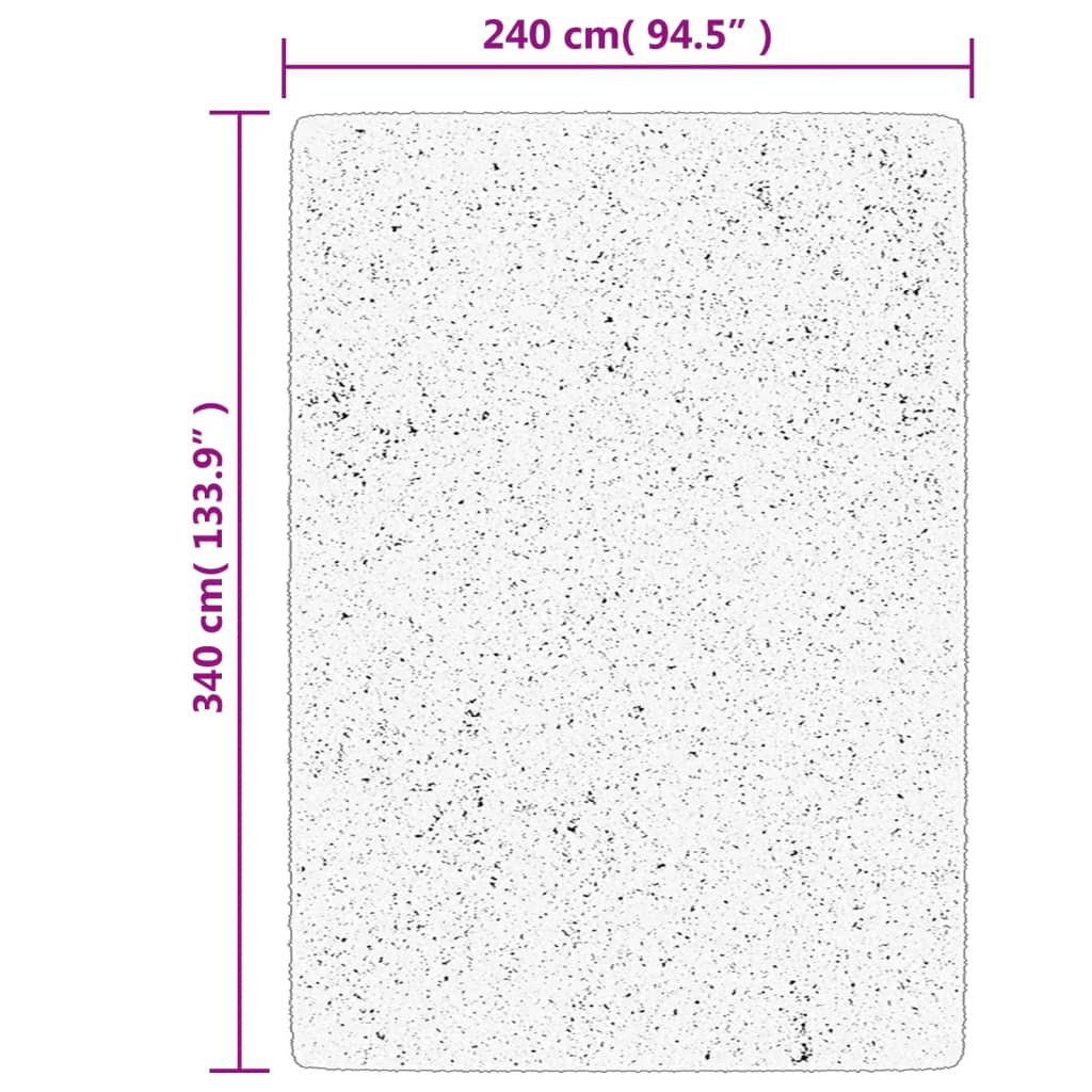 Teppich HUARTE Kurzflor Weich und Waschbar Anthrazit 60x110 cm