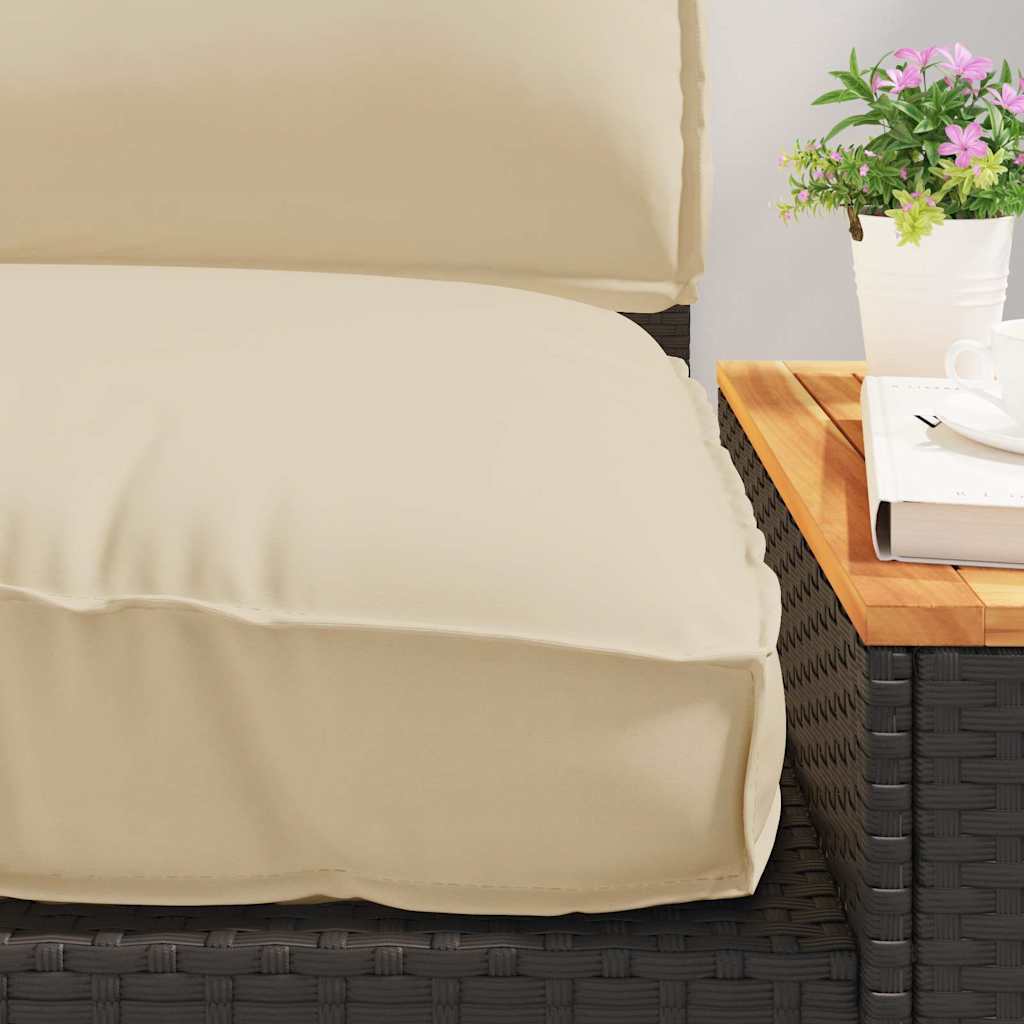Kissenset 3 pcs Anthrazit Oxford-Stoff