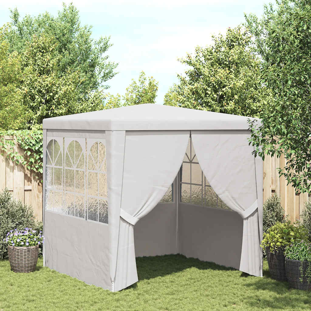 Party-Zelt Rot 200 x 200 x 240 cm PE und Stahl