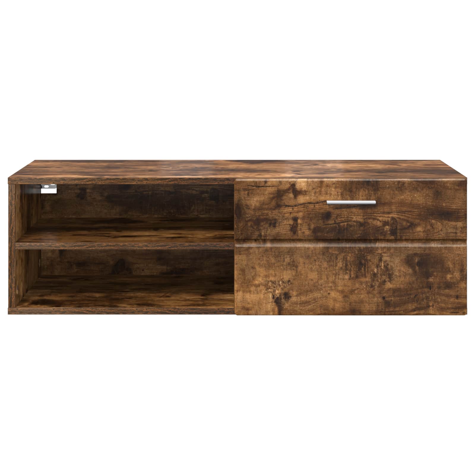 Highboard mit Regal FLORIN Weiß 60 x 35 x 182 cm Holzwerkstoff