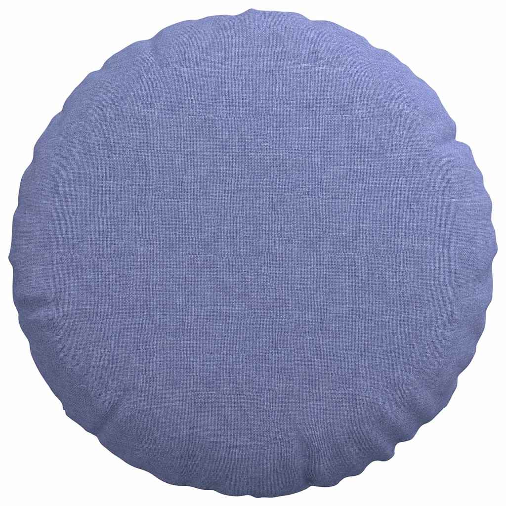 Sitzkissen 2 pcs Hellgrau Ø30 x 13 cm Stoff