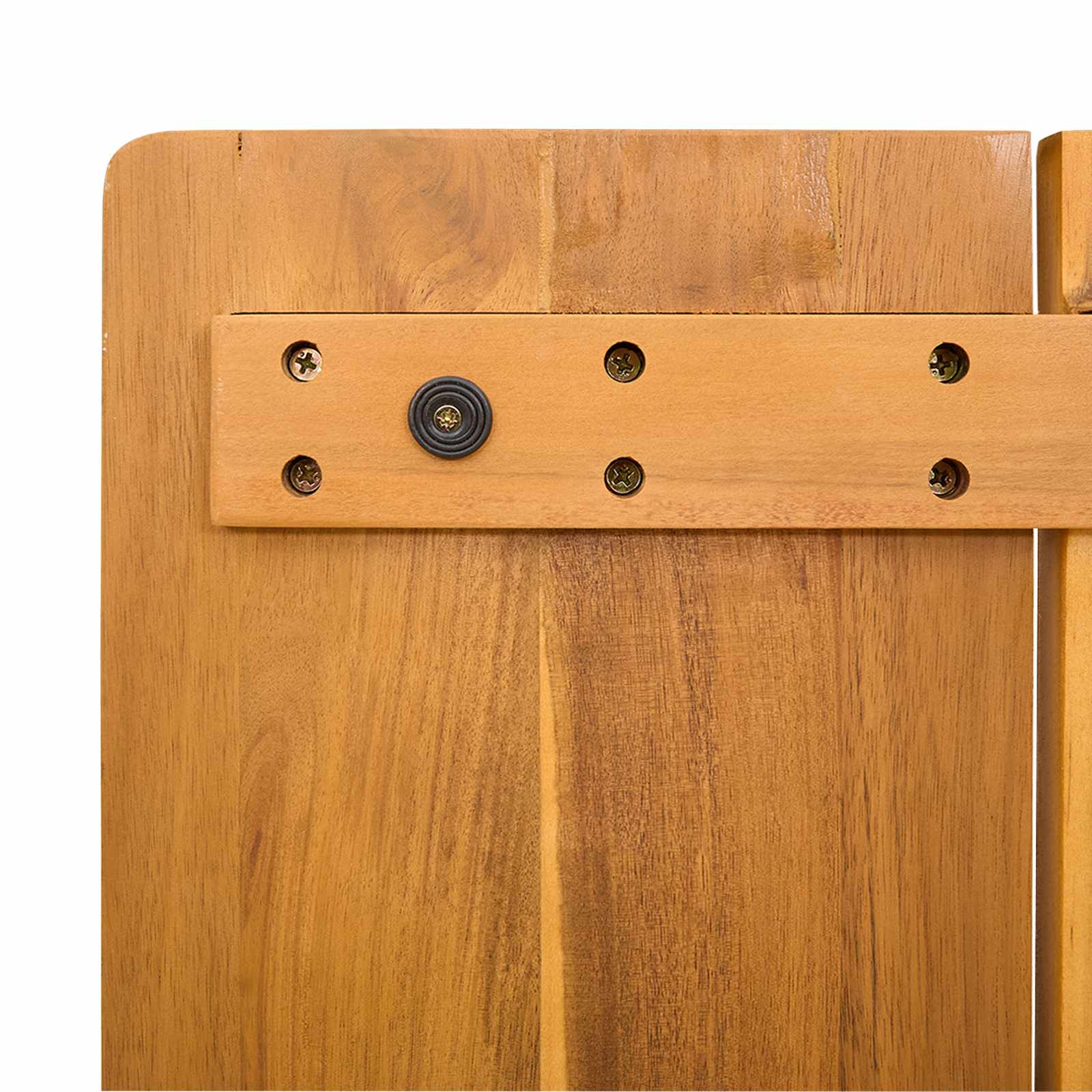 Badematte Uni Braun 59 x 40 cm Massives Akazienholz