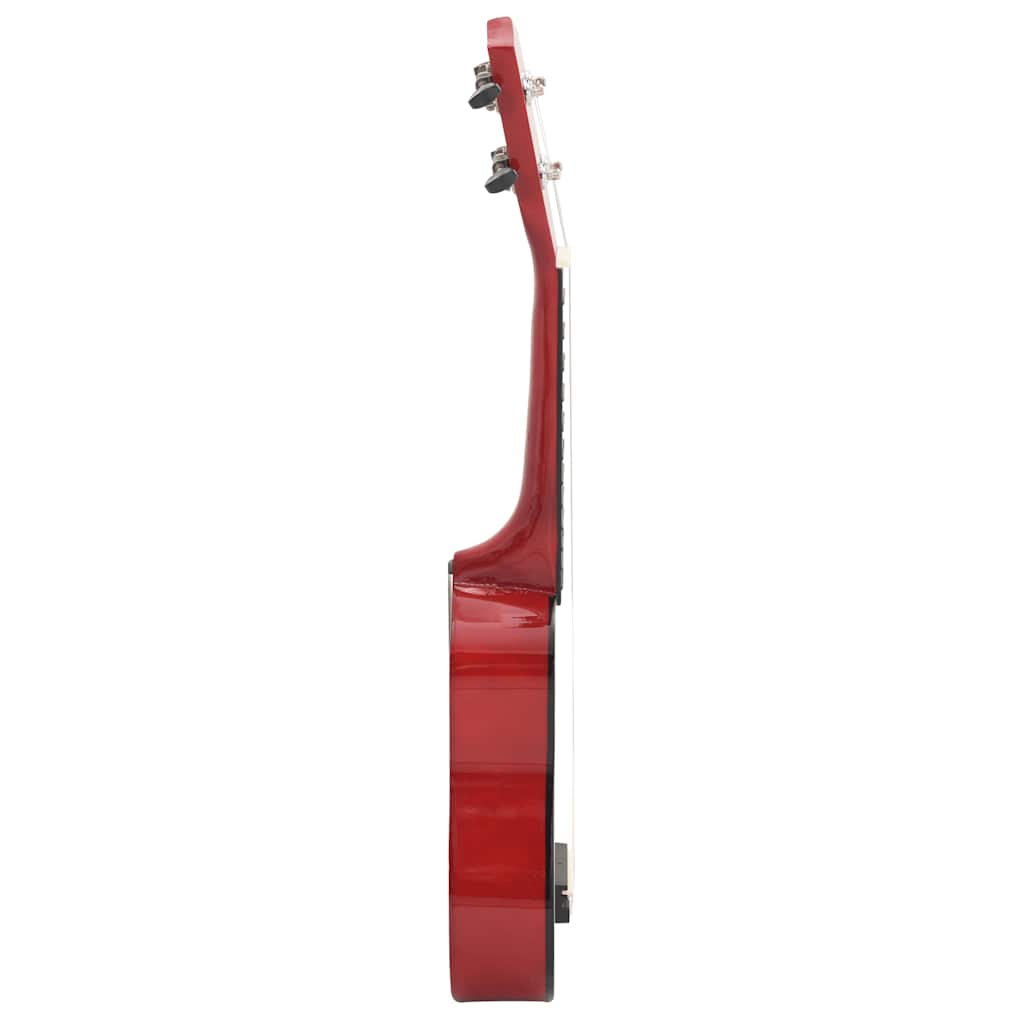 Sopran Ukulele Set für Kinder mit Tasche Dunkles Holz 21