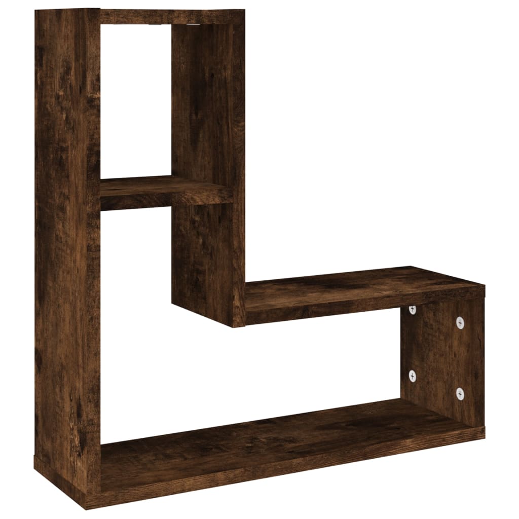 Wandregale 2 Stk. Weiß 50x15x50 cm Holzwerkstoff