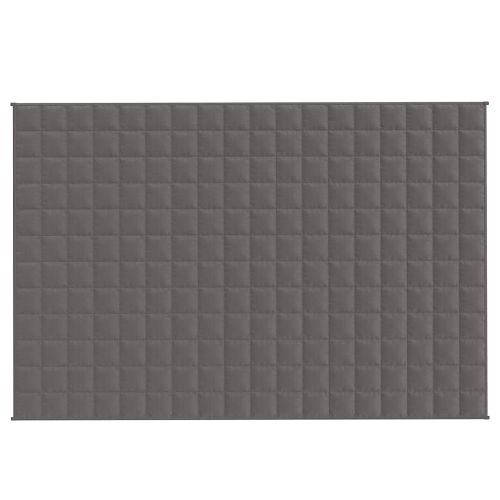 Gewichtsdecke Grau 122x183 cm 5 kg Stoff