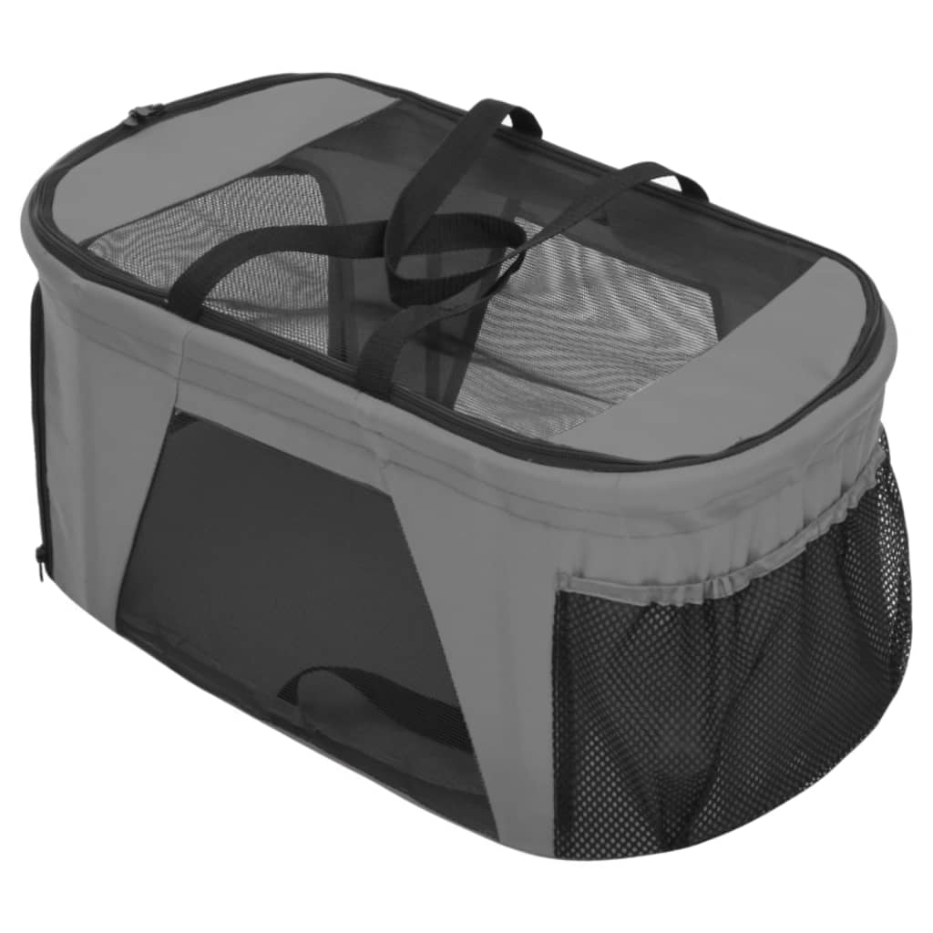 Hundewagen für 2 Hunde Faltbar Rot 83x48x97 cm Oxford-Gewebe
